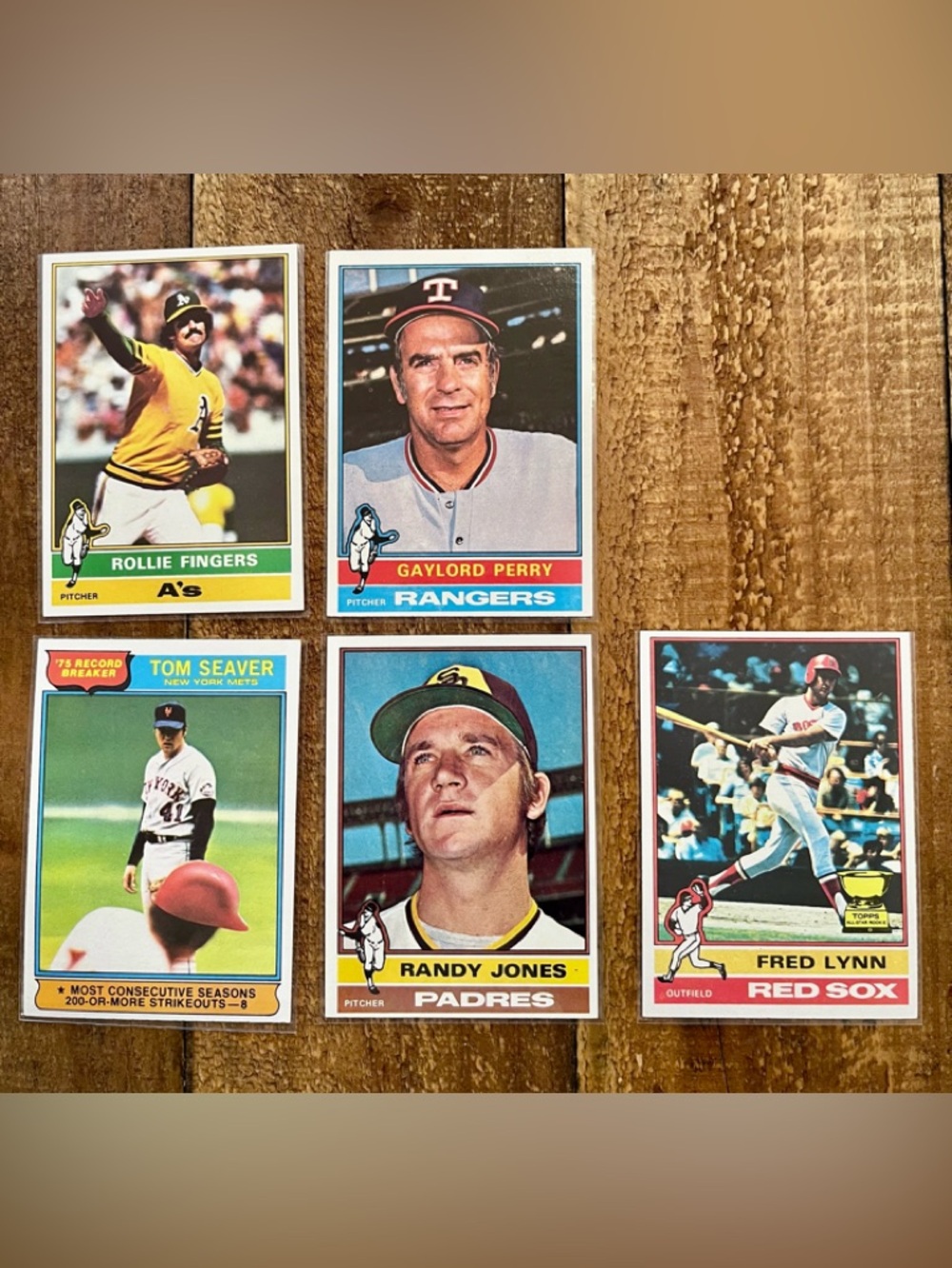 Topps Vintage Baseball 1976 Hall of Famers (set of 5)